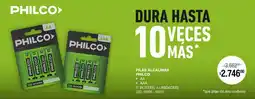 Atomo Conviene Philco pilas alcalinas oferta