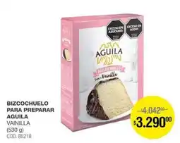 Atomo Conviene Aguila bizcochuelo vainilla oferta