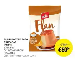 Atomo Conviene Indias flan oferta