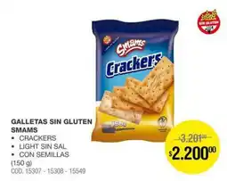 Atomo Conviene Smams galletas sin gluten oferta