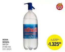 Atomo Conviene Nihuil soda sifón oferta