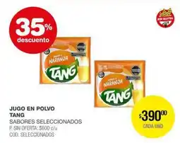 Atomo Conviene Tang jugo en polvo sabores seleccionados oferta