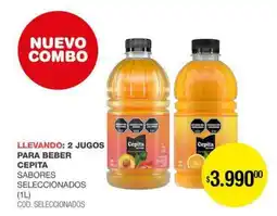 Atomo Conviene Cepita jugos para beber oferta