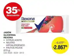 Atomo Conviene Rexona jabón glicerina oferta