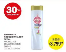 Atomo Conviene Sedal shampoo / acondicionador oferta