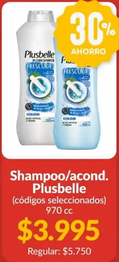 Supermercados Aiello Plusbelle shampoo/acond. oferta