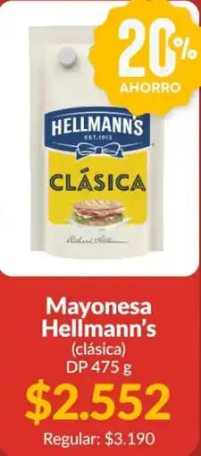 Supermercados Aiello Hellmann's mayonesa clásica oferta