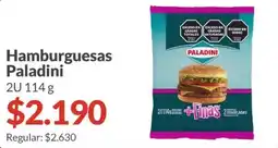 Supermercados Aiello Paladini hamburguesas oferta