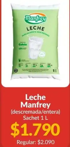Supermercados Aiello Manfrey leche oferta