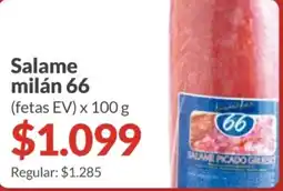 Supermercados Aiello Salame milán 66 oferta