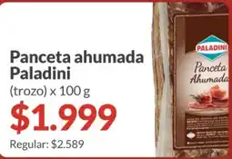 Supermercados Aiello Paladini panceta ahumada oferta