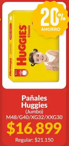 Supermercados Aiello Huggies pañales oferta