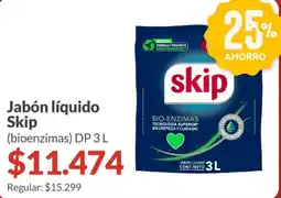Supermercados Aiello Skip jabón líquido (bioenzimas) dp oferta