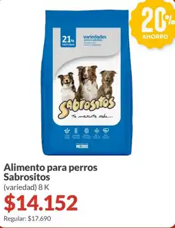 Supermercados Aiello Sabrositos alimento para perros oferta
