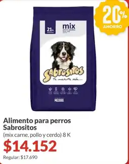 Supermercados Aiello Sabrositos alimento para perros oferta