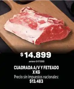 Makro Cuadrada a/v y feteado oferta