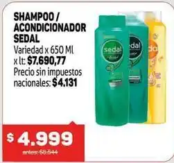 Makro Sedal - shampoo / acondicionador oferta