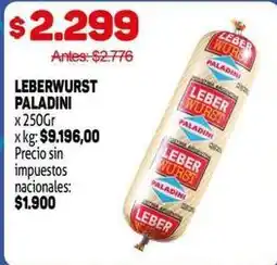 Makro Paladini - leberwurst oferta