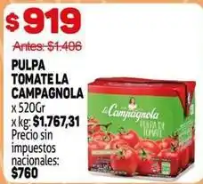 Makro La campagnola - pulpa tomate oferta