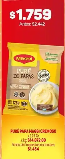Makro Maggi - puré de papas oferta