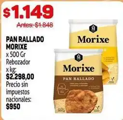 Makro Morixe - pan rallado oferta