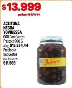 Makro Yovinessa - aceituna negra oferta