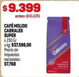Makro Cabrales - café molido super oferta