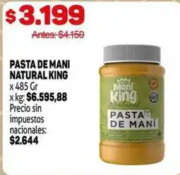 Makro King - pasta de mani natural oferta
