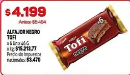 Makro Tofi - alfajor negro oferta