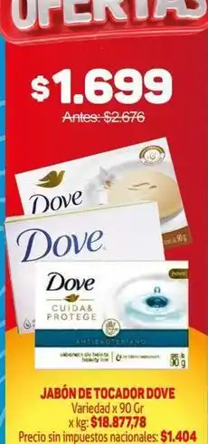 Makro Dove - jabón de tocador oferta