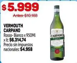 Makro Carpano - vermouth oferta