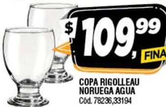 Supermercados Yaguar Copa Rigolleau Noruega Agua oferta