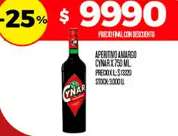 Supermercados DIA Cynar aperitivo amargo oferta