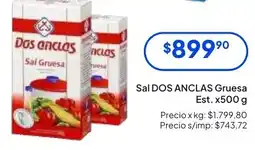 Hergo Dos anclas sal gruesa est. oferta