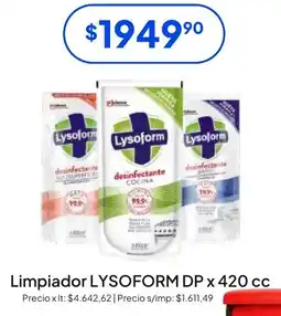 Hergo Lysoform limpiador dp oferta