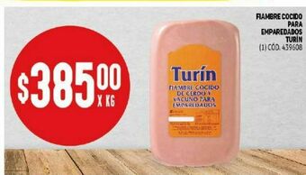 Makro Fiambre cocido para emparedados turin x kg oferta