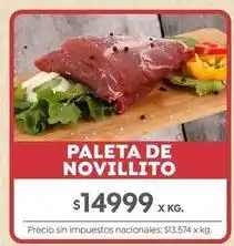 Jumbo Paleta de novillito oferta