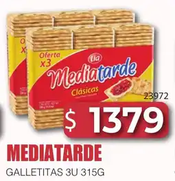 Masivos Mediatarde clásicas galletitas oferta