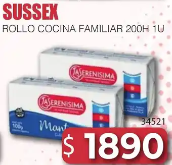 Sussex rollo cocina familiar 200h