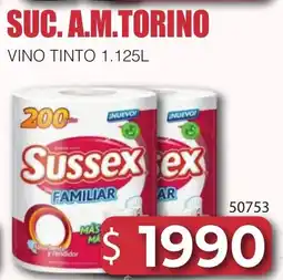 Masivos Sussex papel higiénico familiar oferta