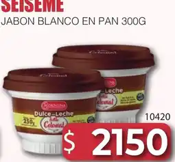 Masivos Seiseme jabon blanco en pan oferta