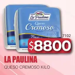Masivos La Paulina queso cremoso oferta