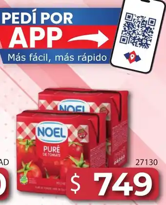 Masivos Noel puré de tomate oferta