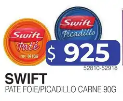 Masivos Swift pate foie/picadillo carne oferta