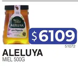 Masivos Aleluya miel 500g oferta