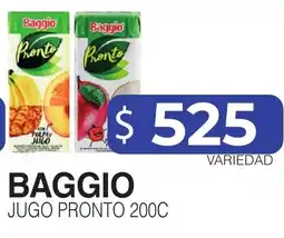 Masivos Baggio jugo pronto 200c oferta