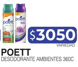 Masivos Poett desodorante ambientes 360c oferta