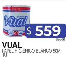 Masivos Vual papel higienico blanco oferta