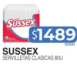 Masivos Sussex servilletas clasicas oferta