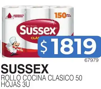 Masivos Sussex rollo cocina clasico oferta